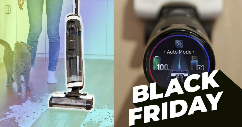 As principais ofertas da Tineco para a Black Friday: até 40% de desconto em vassouras elétricas e limpadores de chão!