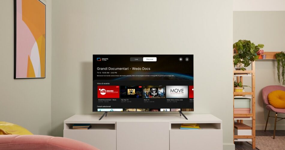 Samsung TV Plus é atualizado: novo design, mais canais e atenção especial à música