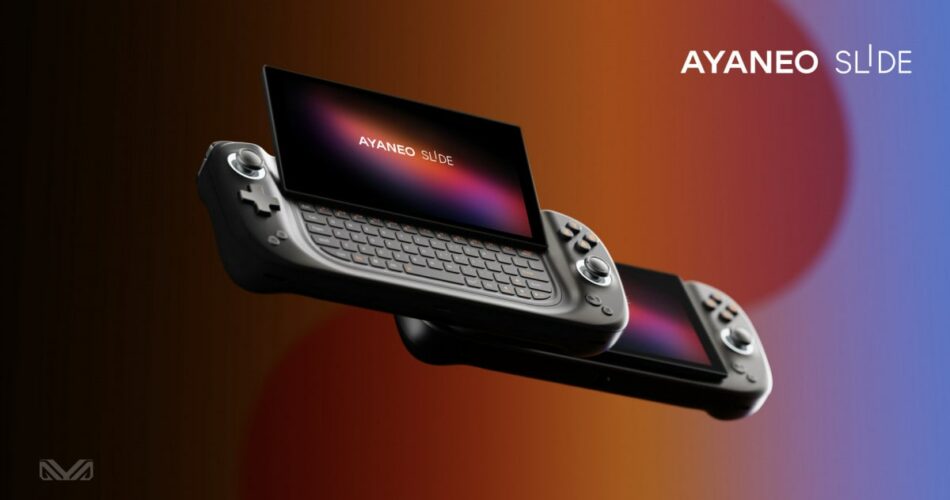Slide Ayaneo Oficial: o console portátil com teclado cheio de nostalgia