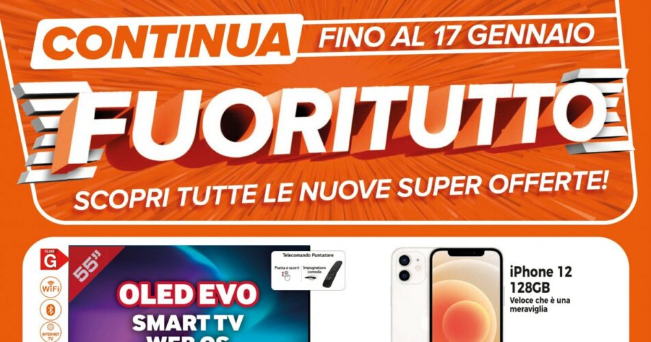 Folheto especialista "Fuoritutto" até 17 de janeiro: mesma promoção, novas ofertas!