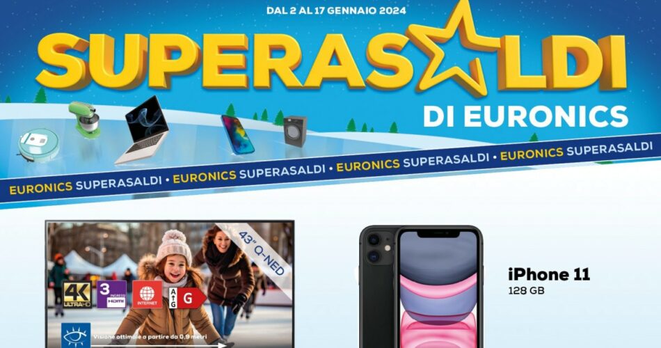 Na Euronics com o flyer “Superasaldi” você compra agora e paga depois da Páscoa de 2024!