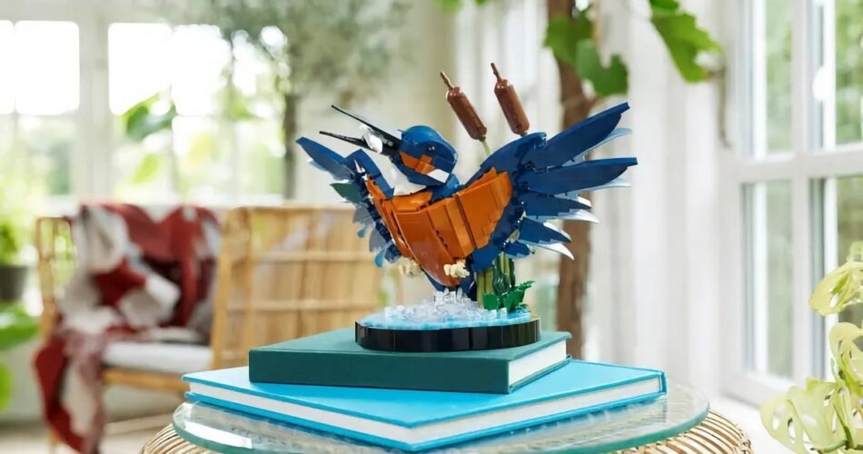 O pássaro mais querido agora pode voar da sua sala: aqui está o novo conjunto LEGO Icons Kingfisher