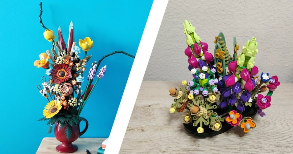 Você ama plantas?  Aqui estão algumas dicas sobre como organizar flores LEGO e obter o efeito máximo