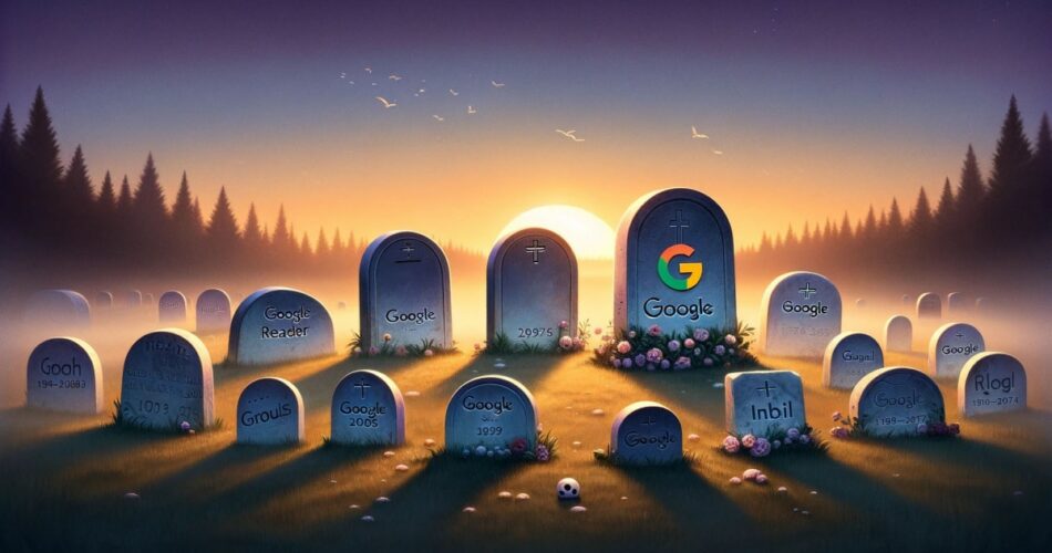 Um pedaço do Google vai parar no cemitério do... Google!