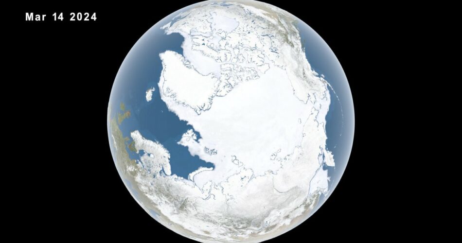 NASA dá o alarme: o gelo marinho da Antártica está perto de mínimos históricos e o gelo marinho do Ártico continua a diminuir